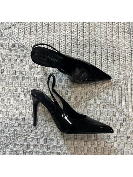 Tony Bianco Shoes - Tony Bianco Charlotte Slingback Pump in Black Patent